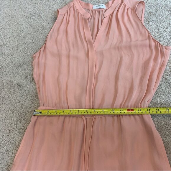 𝅺ARITZIA Babaton Benedict silk dress blush pink Sz M🔥 - Picture 14 of 15